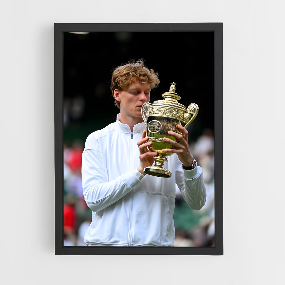 Poster La Victoire de Jannik – affiche Tennis (vue 2)